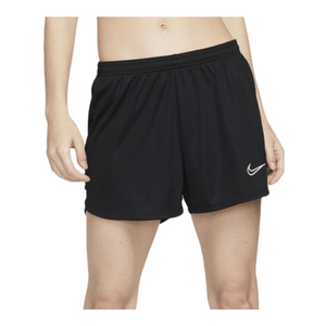 Nike Dri-FIT Academy Knit Team Soccer Short - Women's Black / White / White XS 3" Inseam