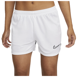 Nike Dri-FIT Academy Knit Team Soccer Short - Women's White / Black / Black M 3" Inseam