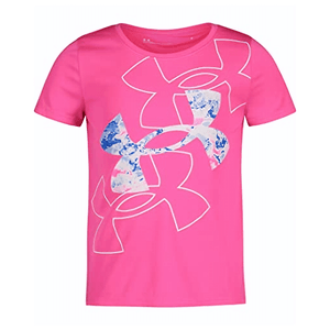 Under Armour Tee Shirt - Girls' Electro Pink 6X