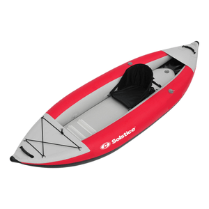 Solstice Flare 1 Person Inflatable Kayak 1 Person Red / Grey