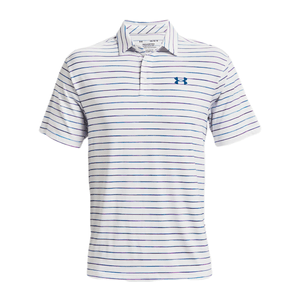 Under Armour Playoff 2.0 Polo - Men's White / Hendrix / Cruise Blue S