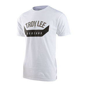 Troy Lee Designs Arc Short Sleeve Tee White L