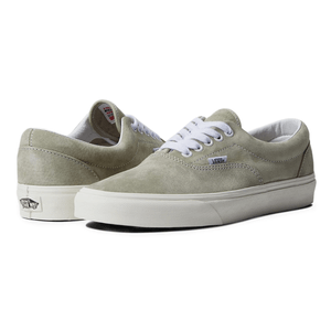 Vans Era Pig Suede Skate Shoe Moss Gray / Snow White 12 M/13.5 W Regular