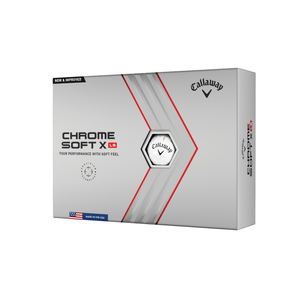 Callaway Chrome Soft X LS Golf Ball (12 Pack) White 12 Pack