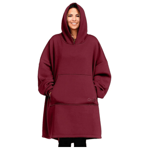 The Comfy Hoodie Burgundy / Plum One Size