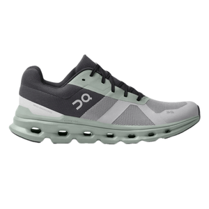 On Cloudrunner Running Shoe - Men's Alloy / Moss 13 D