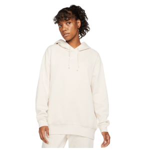 Nike Essential Collection Oversized Fleece Hoodie - Women's Pearl White / White L