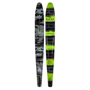 Radar Terrain Slalom Ski - 2022 Black Camo / Volt Green 67"