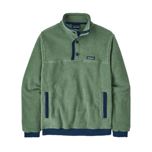 Patagonia Shearling Button Pullover Fleece - Men's Sedge Green L