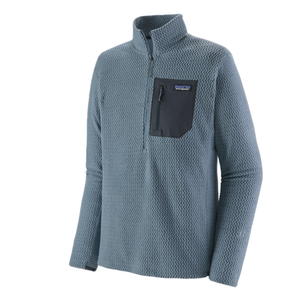 Patagonia R1 Air Zip-Neck Fleece Jacket - Men's Light Plume Grey M