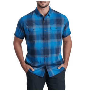 KUHL Response Short Sleeve Shirt - Men's Shadow Blue XL