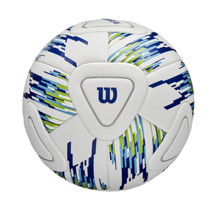 Wilson NCAA Vanquish Match Soccer Ball White / Blue / Green 4
