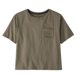 Patagonia '73 Skyline Organic Easy Cut Pocket Tee - Women's Garden Green S