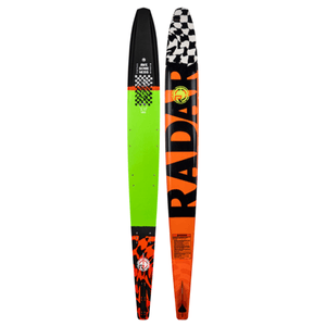 Radar Totally Radar Awesomeness Slalom Ski 2022 - Boys' Volt Green / Orange / Black 63"