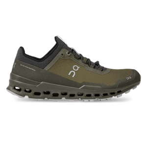 On Cloudultra Running Shoe - Men's Olive / Eclipse 8.5 D