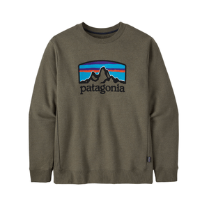 Patagonia Fitz Roy Horizons Uprisal Crew Sweatshirt - Men's Garden Green XXL