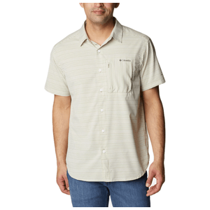 Columbia Twisted Creek III Short Sleeve Shirt - Men's Savory Wave Crest Stripe M