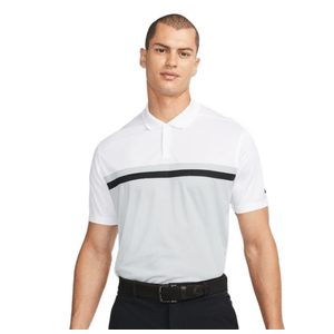 Nike Dri-fit Victory Golf Polo - Men's White / Smoke / Black XL