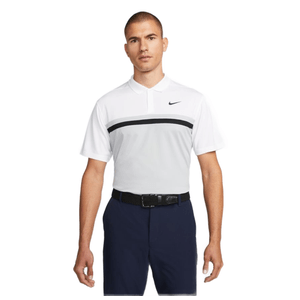 Nike Dri-FIT Victory Golf Polo - Men's White / Smoke / Black XXL