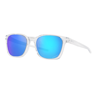 Oakley Holbrook XL Sunglasses - Men's Polished Clear / Prizm Sapphire Polarized