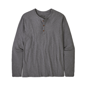 Patagonia Regnerative Cotton Lightweight Henley Shirt - Men's Noble Grey L