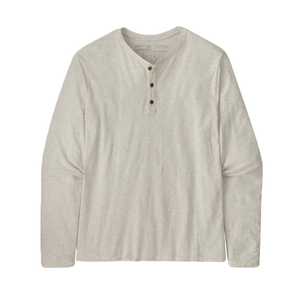 Patagonia Regnerative Cotton Lightweight Henley Shirt - Men's Birch White XL