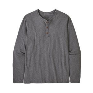 Patagonia Regnerative Cotton Lightweight Henley Shirt - Men's Noble Grey XS