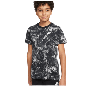 Nike Camo Leaf T-Shirt - Boys' Black M