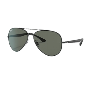 Ray-Ban RB3675 Sunglasses Black / Green Polarized