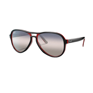 Ray-Ban Vagabond Sunglasses Black Red Light Grey / Pink Gradient Blue Non Polarized