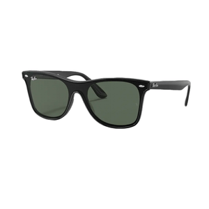 Ray-Ban Blaze Wayfarer Sunglasses Black / Dark Green Non Polarized