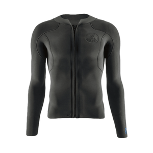 Patagonia R1 Lite Yulex Front-Zip Long-Sleeved Wetsuit Top - Men's Black M