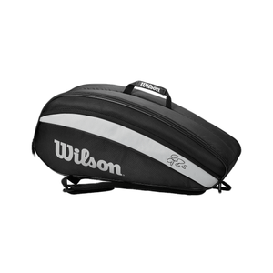 Wilson Fed Team 6 Pack Tennis Bags Black One Size
