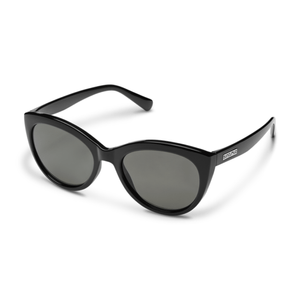 Suncloud Cityscape Sunglasses Black / Gray Green Polarized