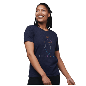 Cotopaxi Electric Llama T-Shirt - Women's XL Maritime