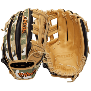 Wilson November Glove Of The Month A2000 Slowpitch Glove Blonde / Camo /Black Right Hand Throw 12.5"