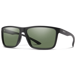 Smith Riptide Chromapop Sunglasses - Men's Matte Black / Chromapop Gray Green Polarized