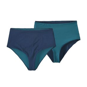 Patagonia Sunrise Slider Bikini Bottom - Women's Ripple / Tidepool Blue S