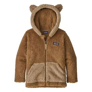 Patagonia Furry Friends Hoodie - Infant Beech Brown 12M