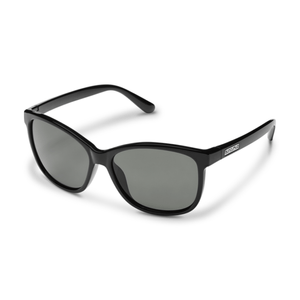 Suncloud Sashay Sunglasses Black / Gray Green Polarized