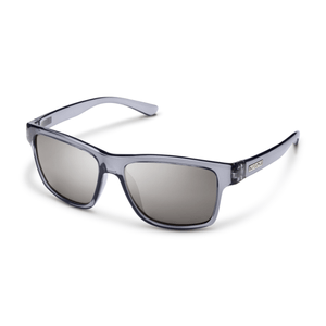 Suncloud A-Team Sunglasses Transparent Gray / Silver Mirror Polarized