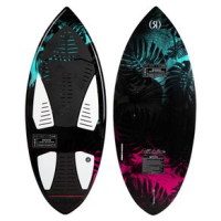 Ronix Carbon Air Core 3 Skimmer Wakesurf Board Women's - 2022 Black / Mint / Cora 4'4"