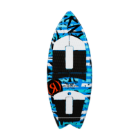 Ronix Super Sonic Space Odyssey Fish Wake Surf Board - Boys' Blue / White / Black 3'9"