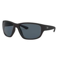 Ray-Ban RB4300 Sunglasses Matte Black / Blue Non Polarized