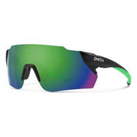Smith Optics Attack ChromaPop Sunglasses Matte Black Reactor / Chromapop Green Mirror Non Polarized