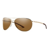 Smith Serpico Slim 2 ChromaPop Polarized Sunglasses Gold Chromapop Polarized Brown Polarized
