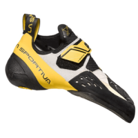 La Sportiva Solution Climbing Shoe - Men's White Yellow 44 REGULAR