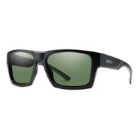 Smith Outlier 2 XL ChromaPop Polarized Sunglasses Matte Black Chromapop Polarized Gray Green Polarized