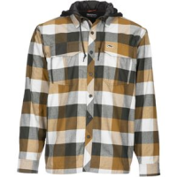 Simms Coldweather Hooded Jacket - Men's Dark Bronze Buffalo Plaid XXL