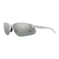Smith Parallel 2 Max Polarized Sunglasses Matte White / Polarized Platinum Mirror Polarized